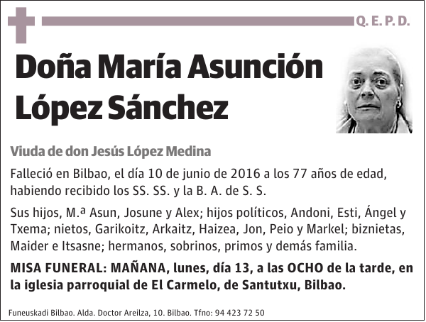 María Asunción López Sánchez