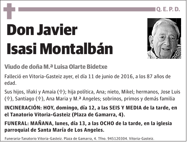 Javier Isasi Montalbán