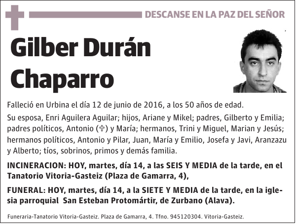 Gilber Durán Chaparro