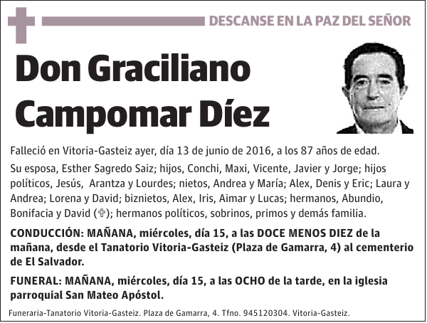 Graciliano Campomar Díez