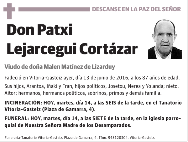 Patxi Lejarcegui Cortázar