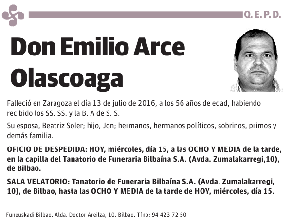 Emilio Arce Olascoaga