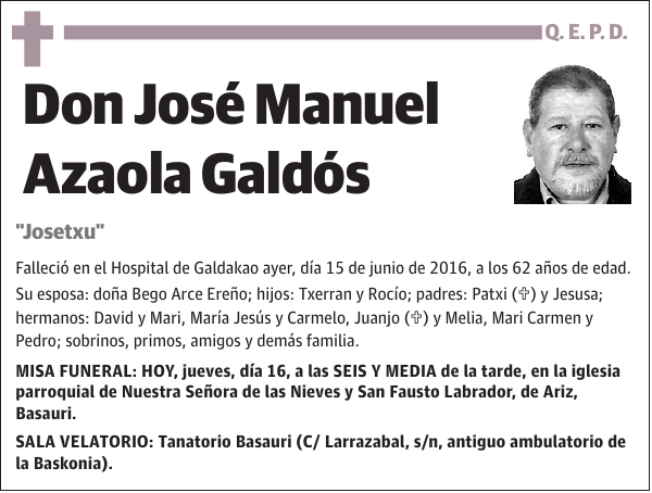 José Manuel Azaola Galdós