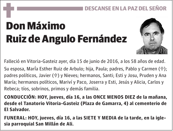 Máximo Ruiz de Angulo Fernández