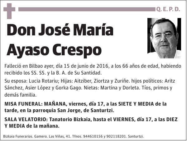 José María Ayaso Crespo