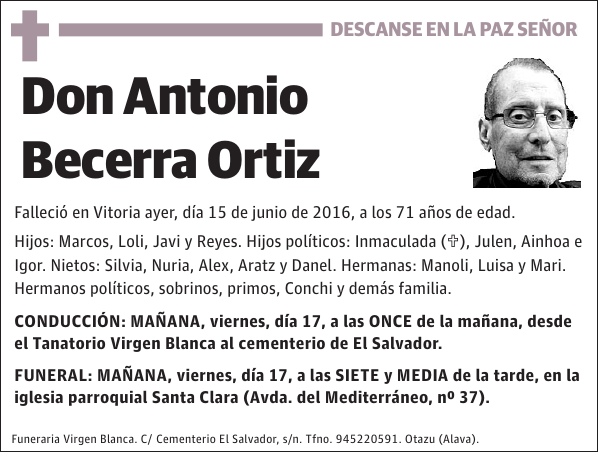 Antonio Becerra Ortiz