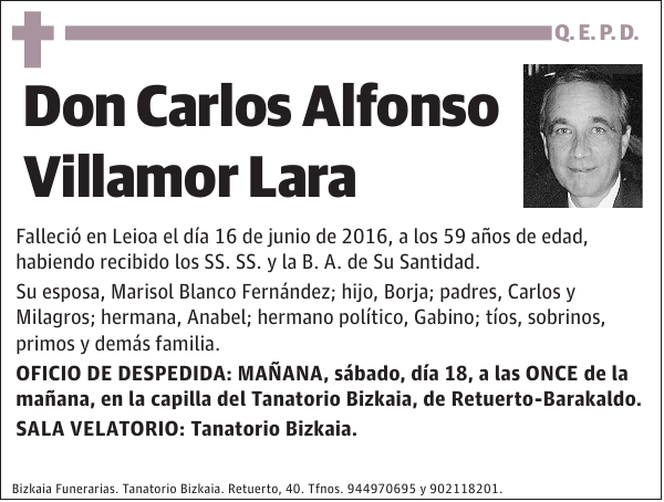 Carlos Alfonso Villamor Lara