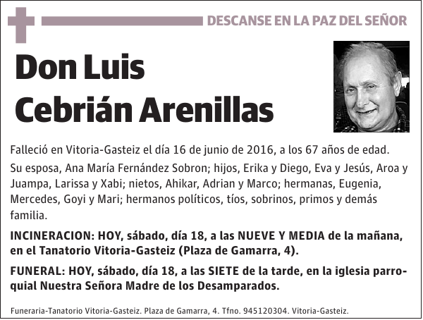 Luis Cebrián Arenillas