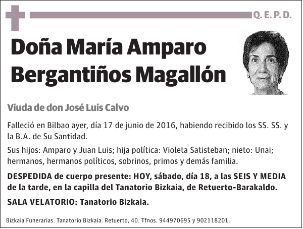 María Amparo Bergantiños Magallón