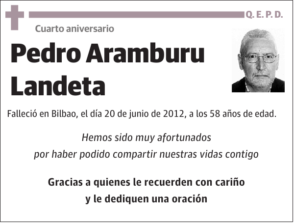 Pedro Aramburu Landeta