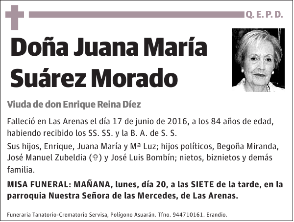 Juana María Suárez Morado