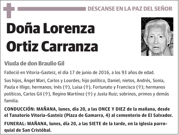 Lorenza Ortiz Carranza