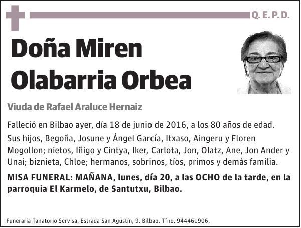 Miren Olabarria Orbea