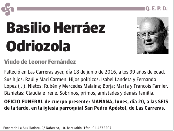 Basilio Herráez Odriozola