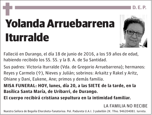 Yolanda Arruebarrena Iturralde