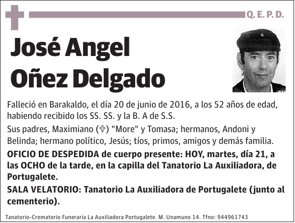 José Angel Oñez Delgado