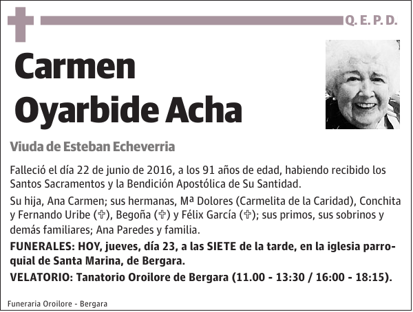 Carmen Oyarbide Acha