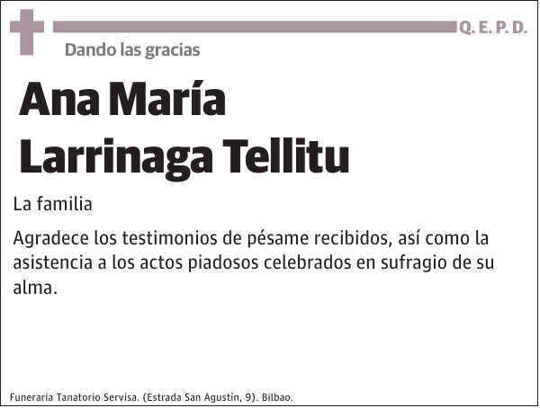 Ana María Larrinaga Tellitu