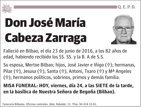 José María Cabeza Zarraga