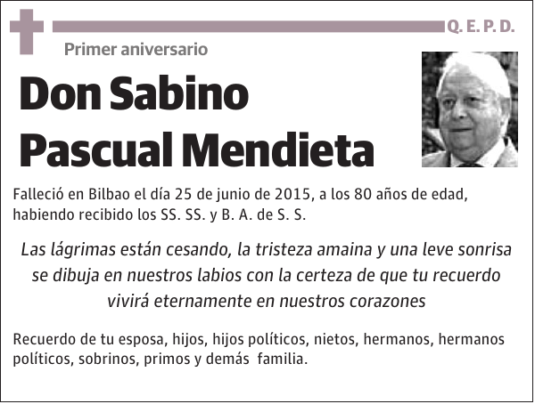 Sabino Pascual Mendieta