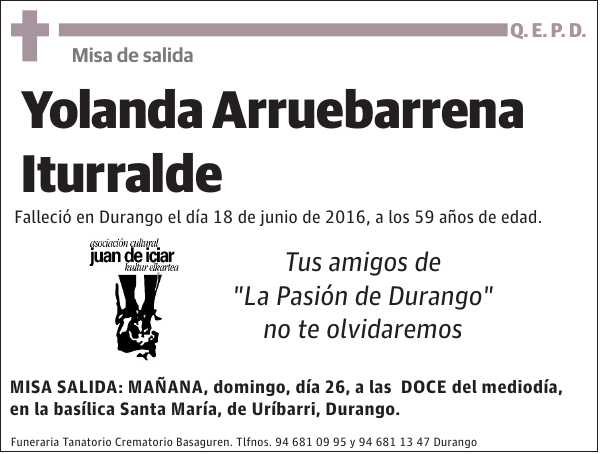 Yolanda Arruebarrena Iturralde