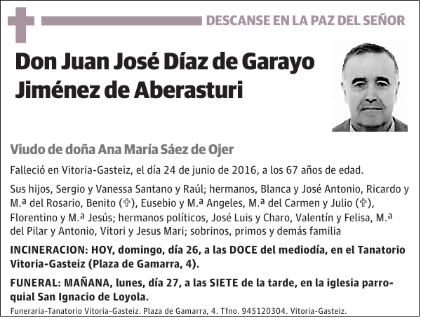 Juan José Díaz de Garayo Jiménez de Aberasturi