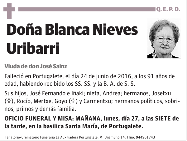 Blanca Nieves Uribarri