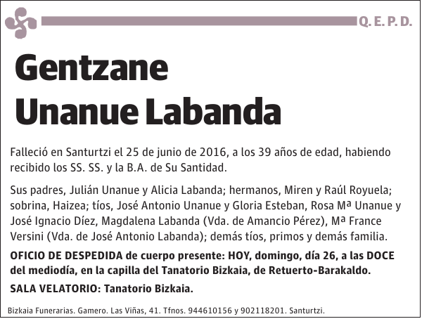 Gentzane Unanue Labanda