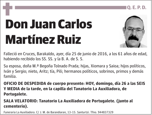 Juan Carlos Martínez Ruiz