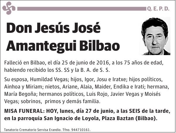 Jesús José Amantegui Bilbao