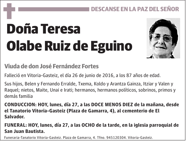 Teresa Olabe Ruiz de Eguino