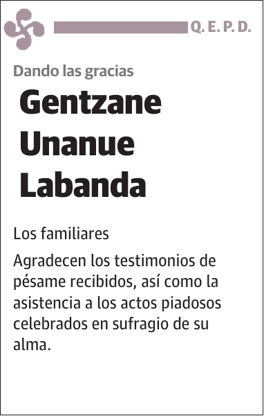 Gentzane Unanue Labanda