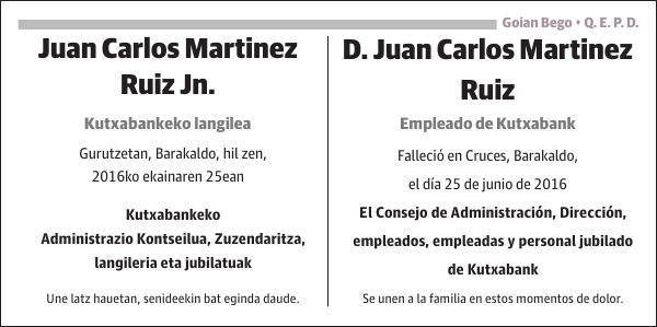 Juan Carlos Martinez Ruizo