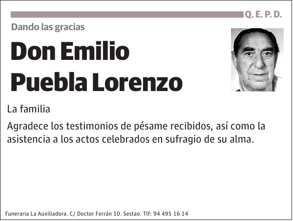 Emilio Puebla Lorenzo