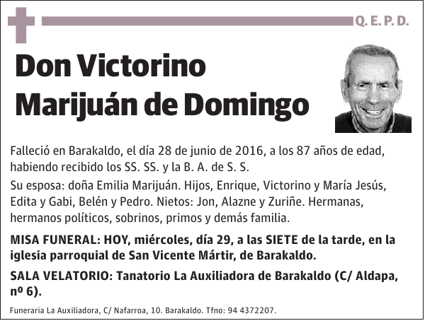 Victorino Marijuán de Domingo