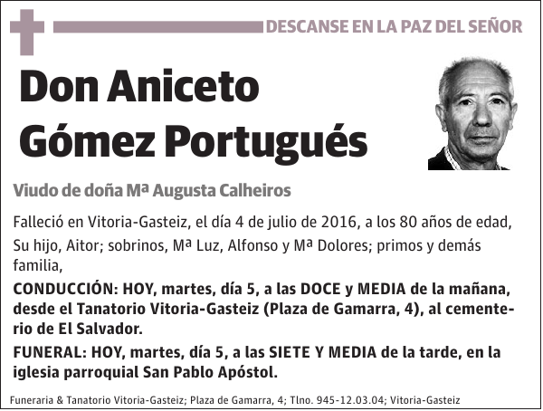 Aniceto Gómez Portugués