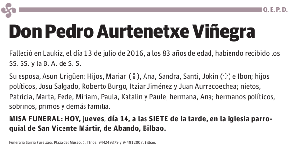 Pedro Aurtenetxe Viñegra