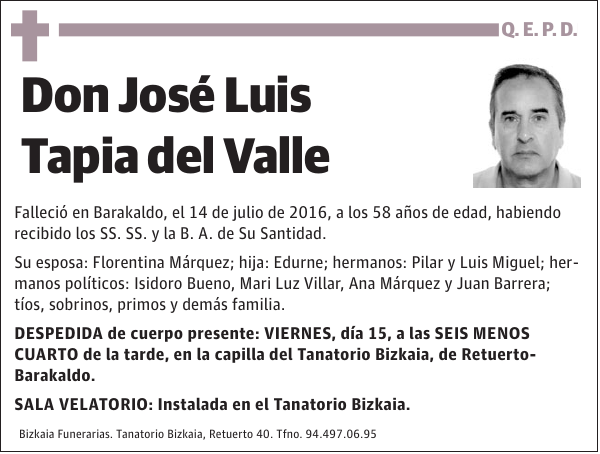 José Luis Tapia del Valle