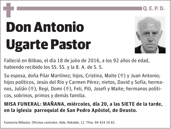 Antonio Ugarte Pastor