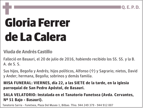 Gloria Ferrer de La Calera