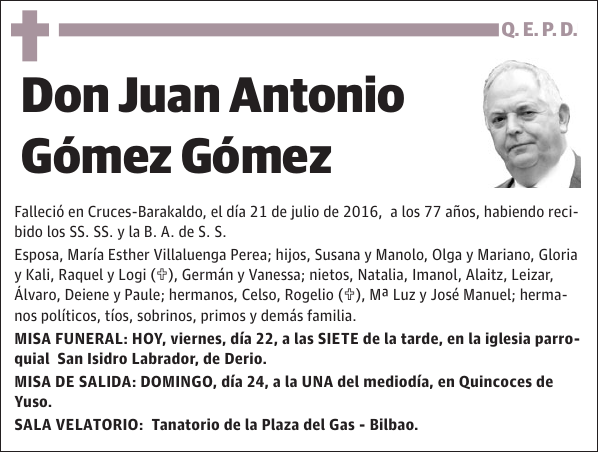 Juan Antonio Gómez Gómez