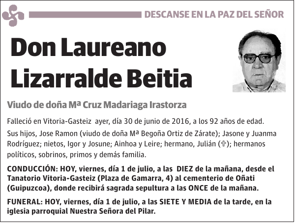 Laureano Lizarralde Beitia