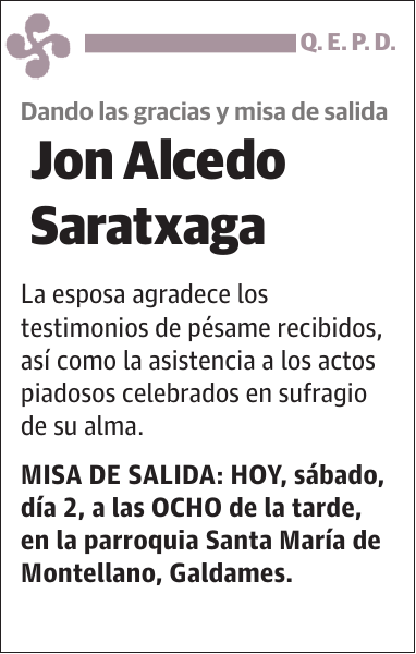 Jon Alcedo Saratxaga