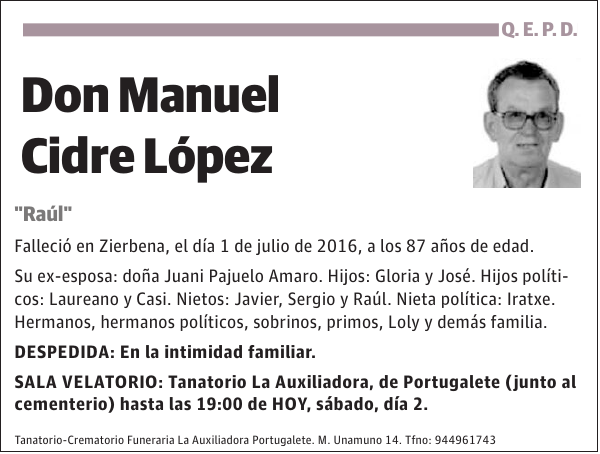 Manuel Cidre López