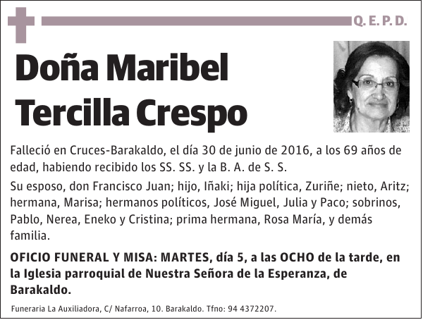 Maribel Tercilla Crespo