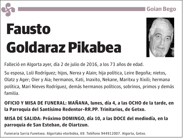 Fausto Goldaraz Pikabea