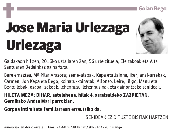 Jose Maria Urlezaga Urlezaga