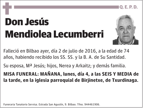 Jesús Mendiolea Lecumberri