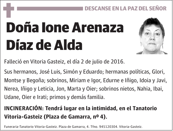 Ione Arenaza Díaz de Alda