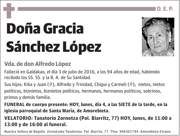 Gracia Sánchez López